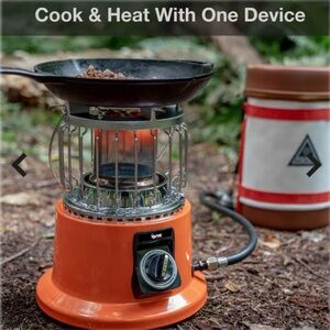 Ignik 2 In 1 Camping Heater-Stove + 2Ft Adapter Hose *NIB